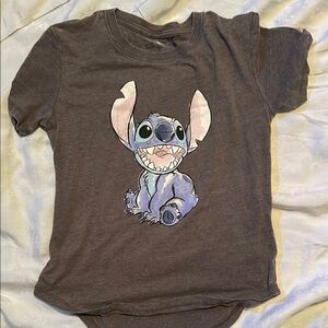 Gray Kids T-Shirt with Cartoon Character